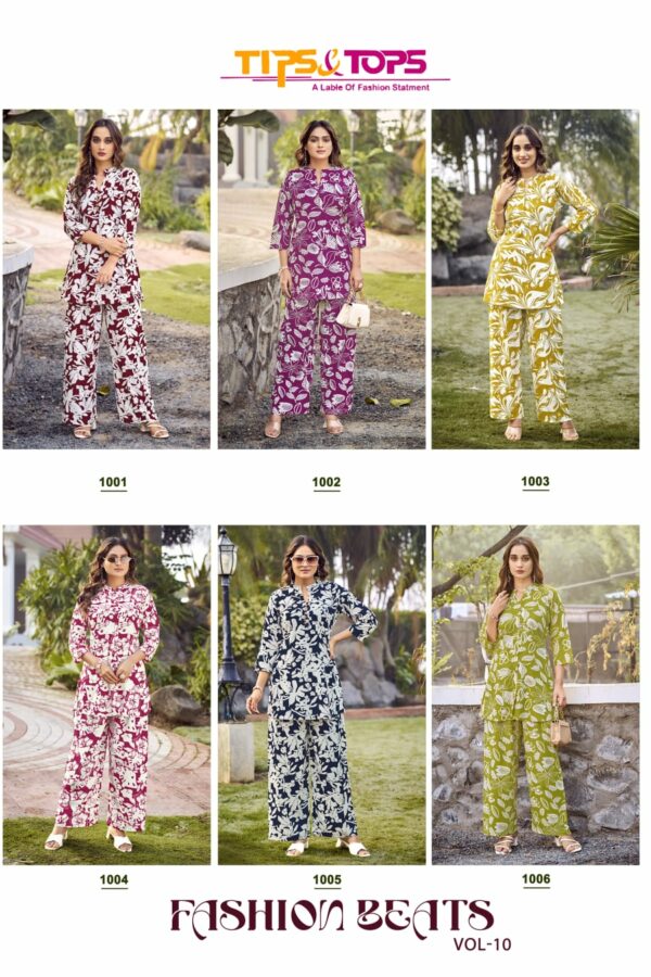 TIPS TOPS FASHION BEATS VOL 10 CO ORD SETS SURAT 4.jpg