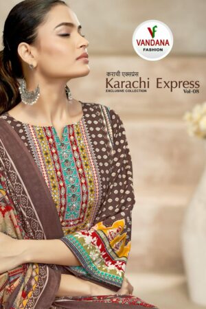 VANDANA FASHION KARACHI EXPRESS VOL 8 COTTON SUITS 4.jpg