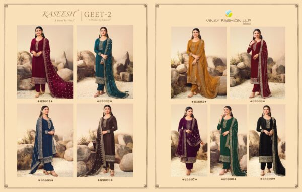 VINAY KASEESH GEET VOL 2 DOLA SILK FANCY SUITS 15.jpg