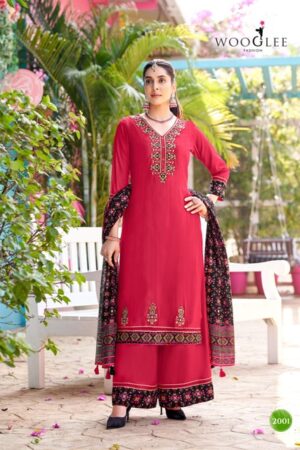 WOOGLEE PRARAMBH FANCY EMBROIDERY KURTI 1.jpg