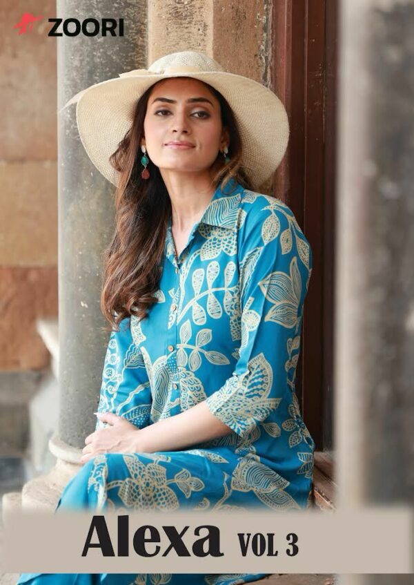 ZOORI ALEXA VOL 3 RAYON PRINTED READYMADE KURTI 8.jpg