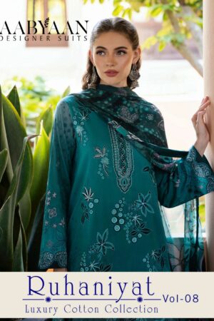 AABYAAN RUHANIYAT VOL 8 COTTON KARACHI SUITS CATALOG 11.jpg