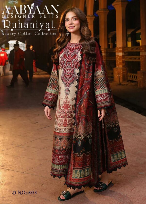 AABYAAN RUHANIYAT VOL 8 COTTON KARACHI SUITS CATALOG 4.jpg