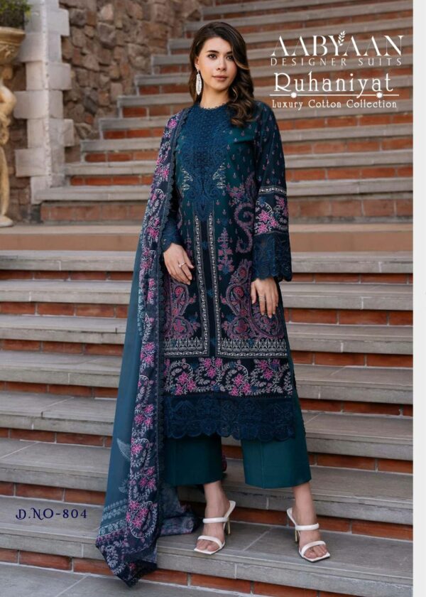 AABYAAN RUHANIYAT VOL 8 COTTON KARACHI SUITS CATALOG 5.jpg