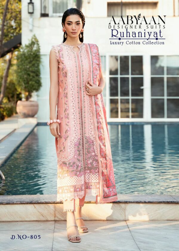 AABYAAN RUHANIYAT VOL 8 COTTON KARACHI SUITS CATALOG 7.jpg