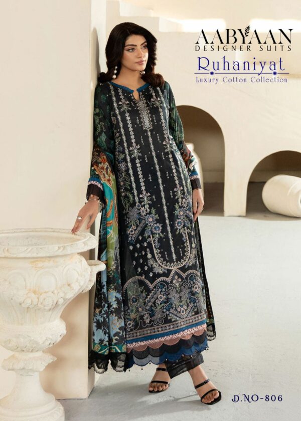 AABYAAN RUHANIYAT VOL 8 COTTON KARACHI SUITS CATALOG 8.jpg