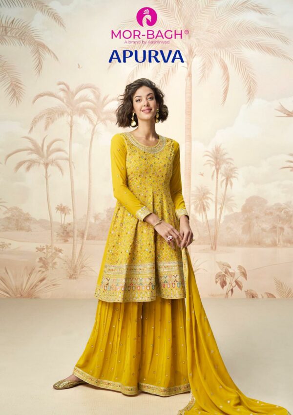 AASHIRWAD MOR BAGH APURVA HEAVY DESIGNER SUITS 5.jpg