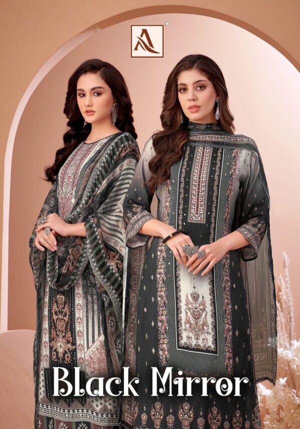 ALOK SUIT BLACK MIRROR Rehmat Boutique  ALOK SUIT BLACK MIRROR WHOLESALE PRICE 2.jpg