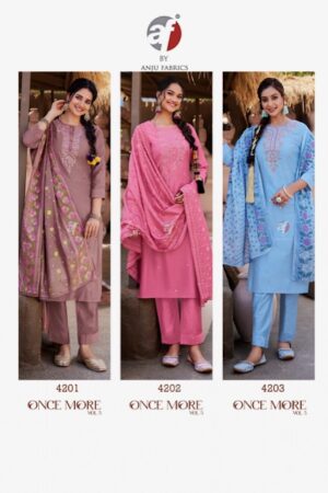 ANJU FABRICS ONCE MORE VOL 5 VISCOSE KURTI SUPPLIER 10.jpg