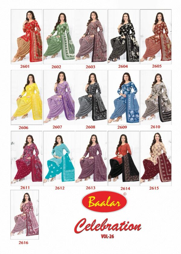 Full Set
BAALAR CELEBRATION VOL 26  WHOLESALE PRICE
0
0 Rehmat Boutique  BAALAR CELEBRATION VOL 26 PURE COTTON SUITS 17.jpg