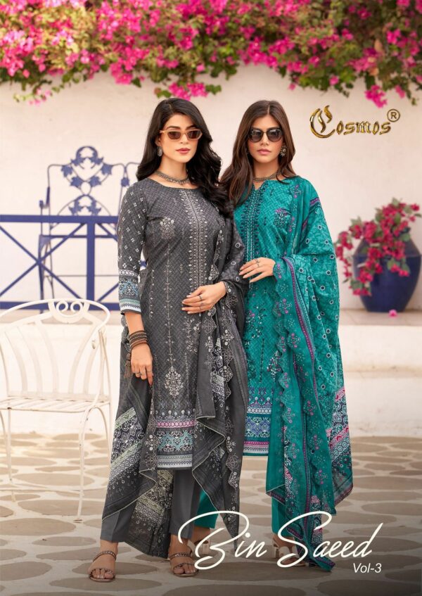 COSMOS BIN SAEED VOL 3 PURE LAWN COTTON SUITS 1.jpg