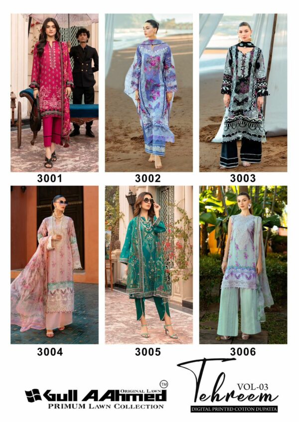GULL AAHMED TEHREEM VOL 3 PURE LAWN SUITS 5.jpg