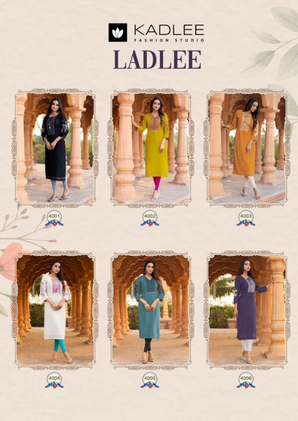 KADLEE LADLEE Rehmat Boutique  KADLEE LADLEE KURTI WHOLESALER SURAT 11.jpg