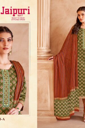 KALA JAIPURI VOL 7 READYMADE KURTI PANT DUPATTA 1.jpg