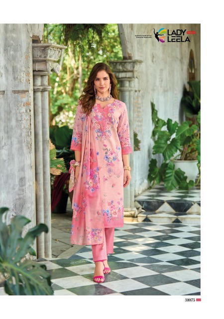 LADY LEELA SUMMER PASTELS VOL 2 PURE COTTON KURTI 1.jpg