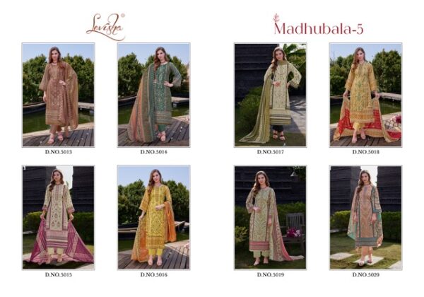 LEVISHA MADHUBALA VOL 5 PURE CAMBRIC COTTON SUITS 11.jpg