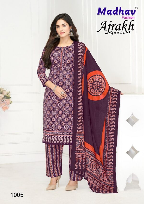 MADHAV FASHION AJRAKH SPECIAL Rehmat Boutique  MADHAV FASHION AJRAKH SPECIAL DRESS MATERIAL 5.jpg