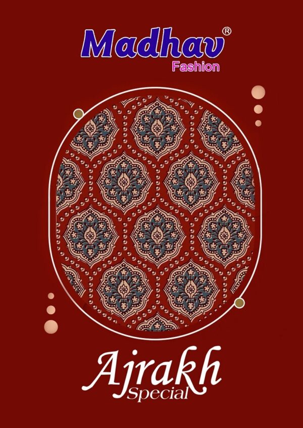 MADHAV FASHION AJRAKH SPECIAL Rehmat Boutique  MADHAV FASHION AJRAKH SPECIAL DRESS MATERIAL 7.jpg