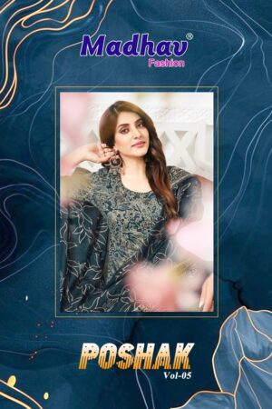 MADHAV POSHAK VOL 5 Rehmat Boutique  MADHAV POSHAK VOL 5 WHOLESALE RATE 4.jpg