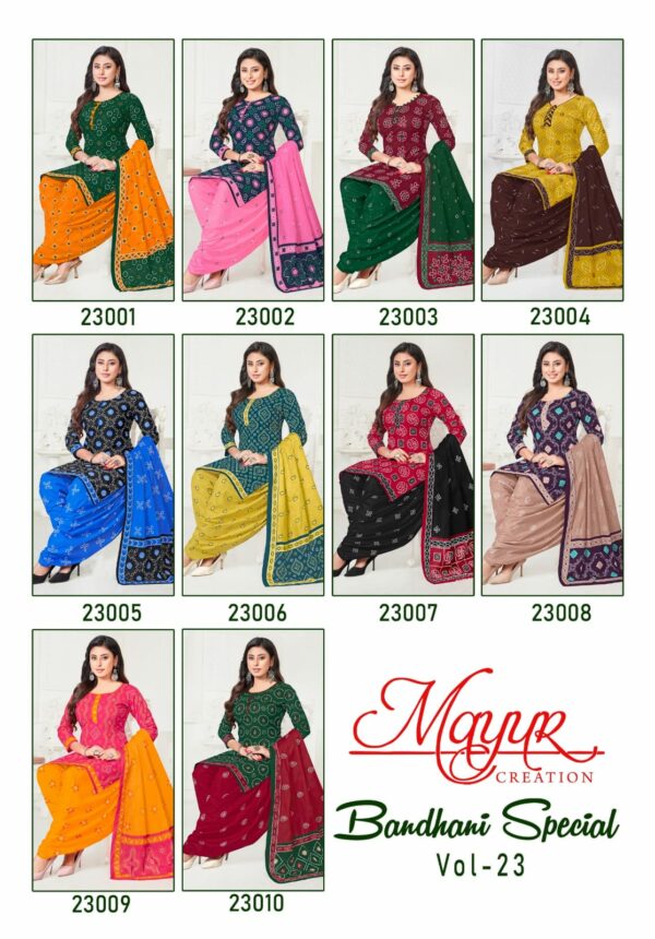 MAYUR BANDHANI SPECIAL VOL 23 COTTON PRINTED SUITS 13.jpg