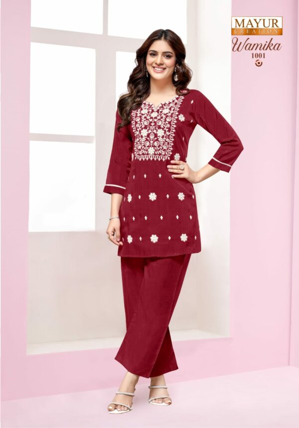 MAYUR WAMIKA VOL 1 Rehmat Boutique  MAYUR WAMIKA VOL 1 SILK EMBROIDERY CO ORD SET 4.jpg