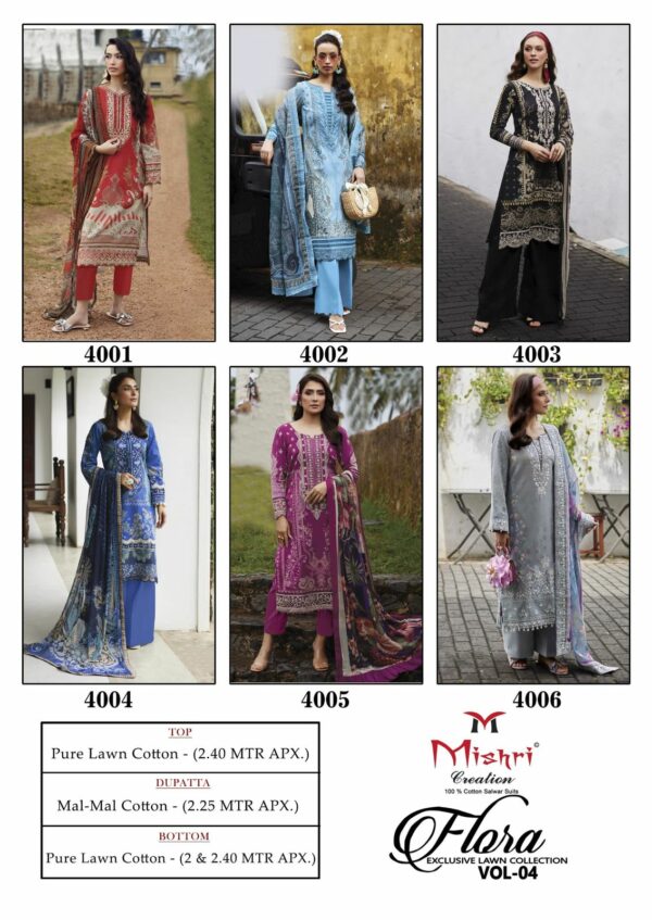 MISHRI CREATION FLORA VOL 4 COTTON PRINTED SUITS 4.jpg