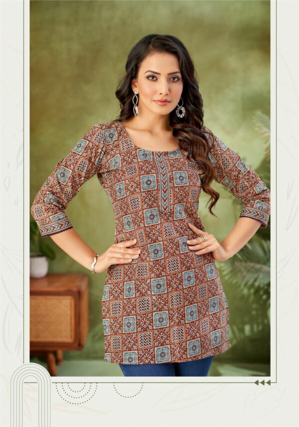 MISS WORLD KHUSHI VOL 2 Rehmat Boutique  MISS WORLD KHUSHI VOL 2 SHORT TOPS WHOLESALER 8.jpg
