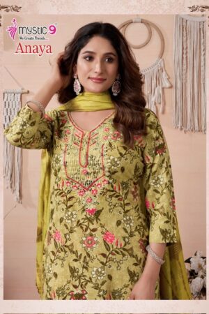 MYSTIC 9 ANAYA VOL 3 HEAVY RAYON REDAYMADE KURTI 10.jpg