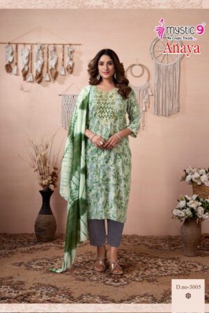 MYSTIC 9 ANAYA VOL 3 HEAVY RAYON REDAYMADE KURTI 11.jpg