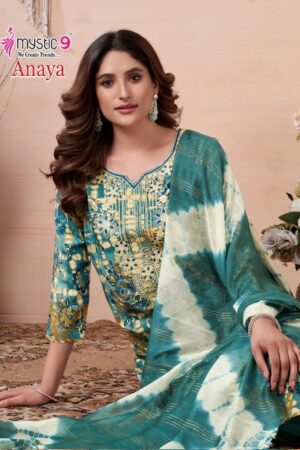 MYSTIC 9 ANAYA VOL 3 HEAVY RAYON REDAYMADE KURTI 12.jpg