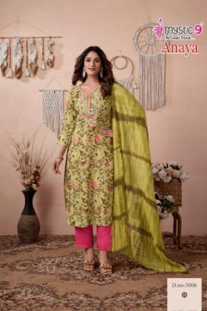 MYSTIC 9 ANAYA VOL 3 HEAVY RAYON REDAYMADE KURTI 8.jpg