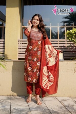 MYSTIC 9 SABRI VOL 6 RAYON PRINTED READYMADE KURTI 10.jpg