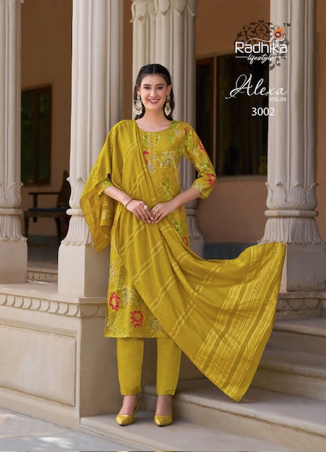 RADHIKA LIFESTYLE ALEXA VOL 3 Rehmat Boutique  RADHIKA LIFESTYLE ALEXA VOL 3 VERTICAN SILK KURTI 5.jpg