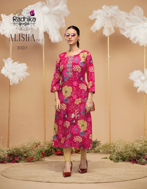 RADHIKA LIFESTYLE ALISHA VOL 3 RAYON PRINTED KURTI 2.jpg