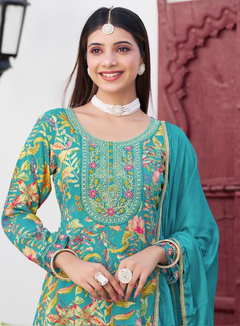 RADHIKA LIFESTYLE ANARKALI VOL 6 HEAVY RAYON KURTI 1.jpg