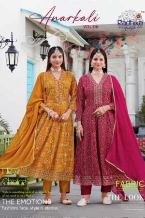 RADHIKA LIFESTYLE ANARKALI VOL 6 HEAVY RAYON KURTI 4.jpg