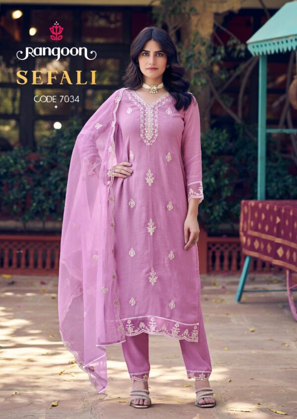RANGOON SEFALI Rehmat Boutique  RANGOON SEFALI VISCOSE HANDWORK READYMADE KURTI 5.jpg