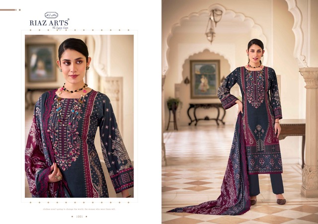 RIAZ ARTS BIN SAEED VOL 9 COTTON PRINTED SUITS 2.jpg