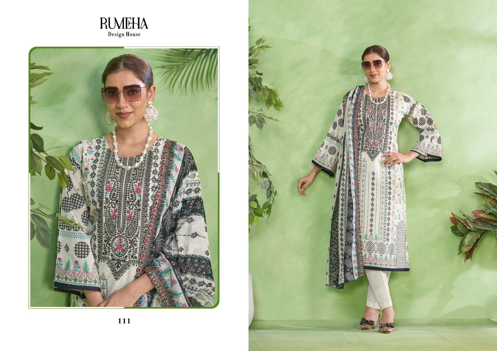 RUMEHA DILKASH VOL 2 Rehmat Boutique  RUMEHA DILKASH VOL 2 PURE COTTON EMBROIDERY SUITS 2.jpg