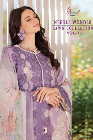 SHREE FABS NEEDLE WONDER VOL 7 LAWN SUITS SUPPLIER 1.jpg