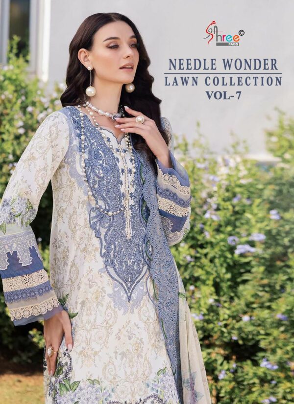 SHREE FABS NEEDLE WONDER VOL 7 LAWN SUITS SUPPLIER 10.jpg