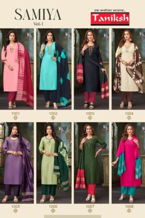 TANIKSH SAMIYA VOL 1 Rehmat Boutique  TANIKSH SAMIYA VOL 1 HANDWORK KURTI WHOLESALER 8.jpg