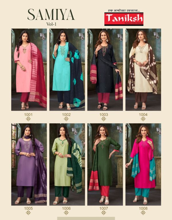 TANIKSH SAMIYA VOL 1 Rehmat Boutique  TANIKSH SAMIYA VOL 1 HANDWORK KURTI WHOLESALER 8.jpg