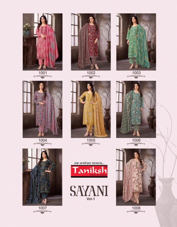 TANIKSH SAYANI VOL 1 Rehmat Boutique  TANIKSH SAYANI VOL 1 WHOLESALE SALWAR KAMEEZ 1.jpg