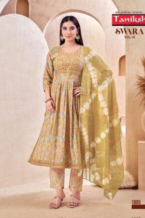 TANIKSH SWARA VOL 18 Rehmat Boutique  TANIKSH SWARA VOL 18 RAYON READYMADE KURTI 2.jpg