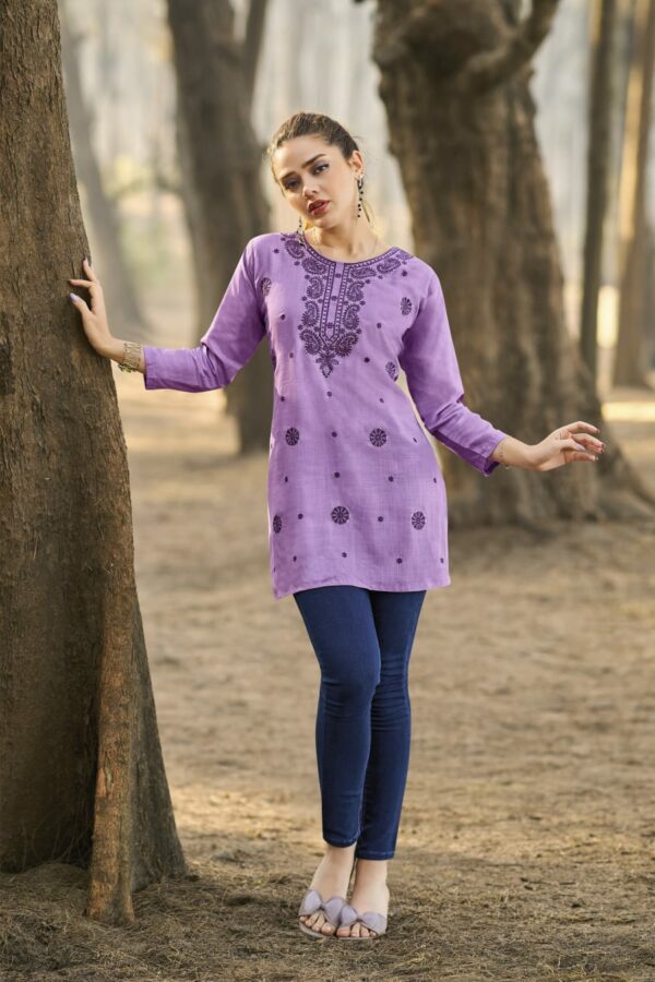 TIPS TOPS COLORS VOL 5 HEAVY RAYON SHORT KURTI 6.jpg