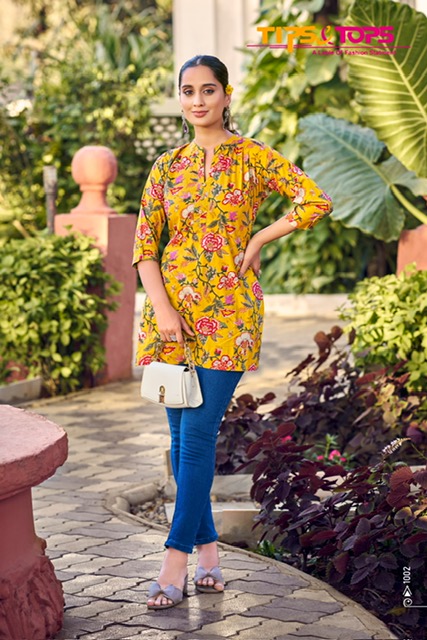 TIPS TOPS COTTON SHORTIES VOL 8 PRINTED KURTI 3.jpg