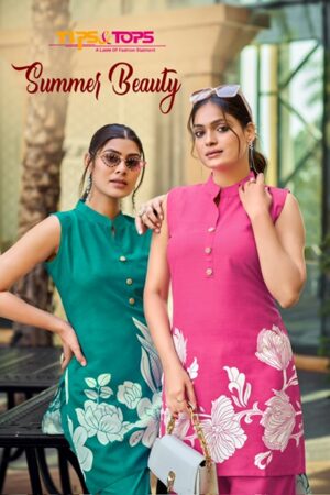 TIPS TOPS SUMMER BEAUTY RAYON PRINT CO ORD SET 5.jpg