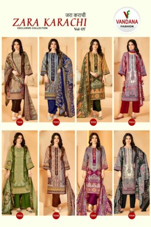 VANDANA ZARA KARACHI VOL 7 COTTON SUITS CATALOG 10.jpg
