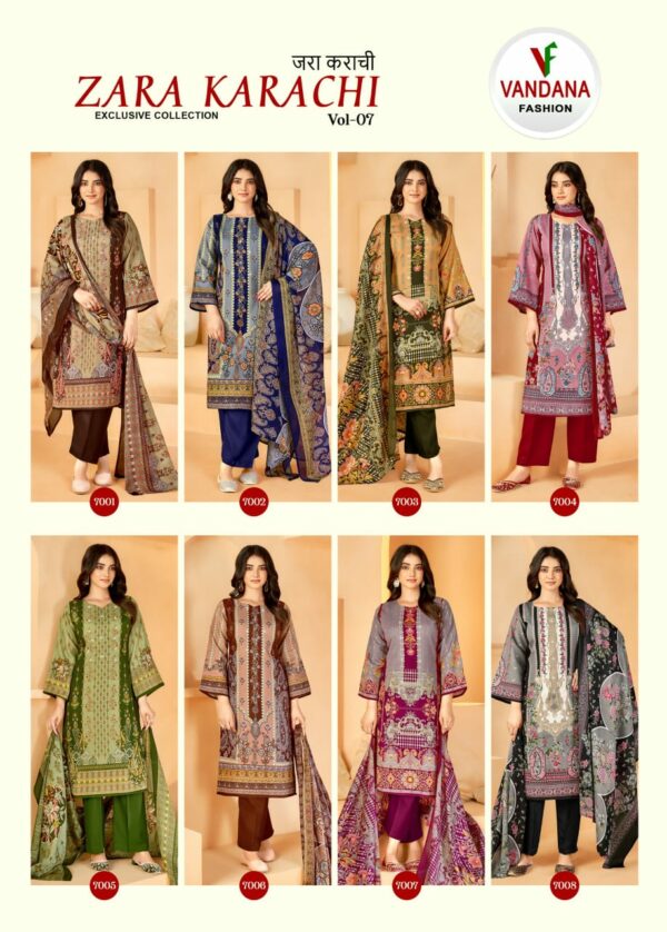 VANDANA ZARA KARACHI VOL 7 COTTON SUITS CATALOG 10.jpg